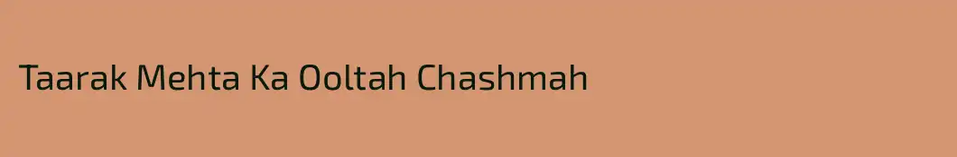 Taarak Mehta Ka Ooltah Chashmah